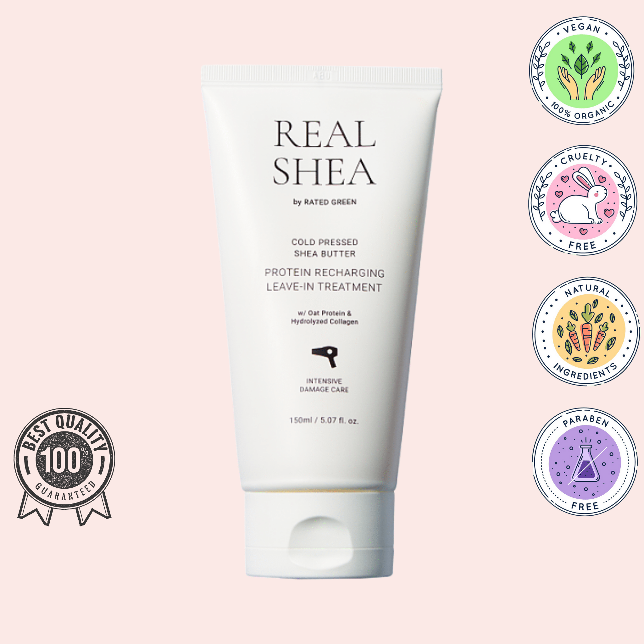 Rated Green Real Shea Protein Recharging Leave In Treatment