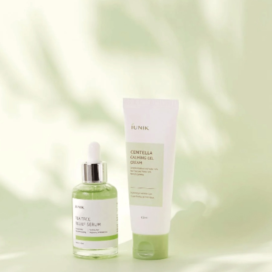 Set Centella: Ser arbore de ceai si crema cu centella - WowSkin Romania