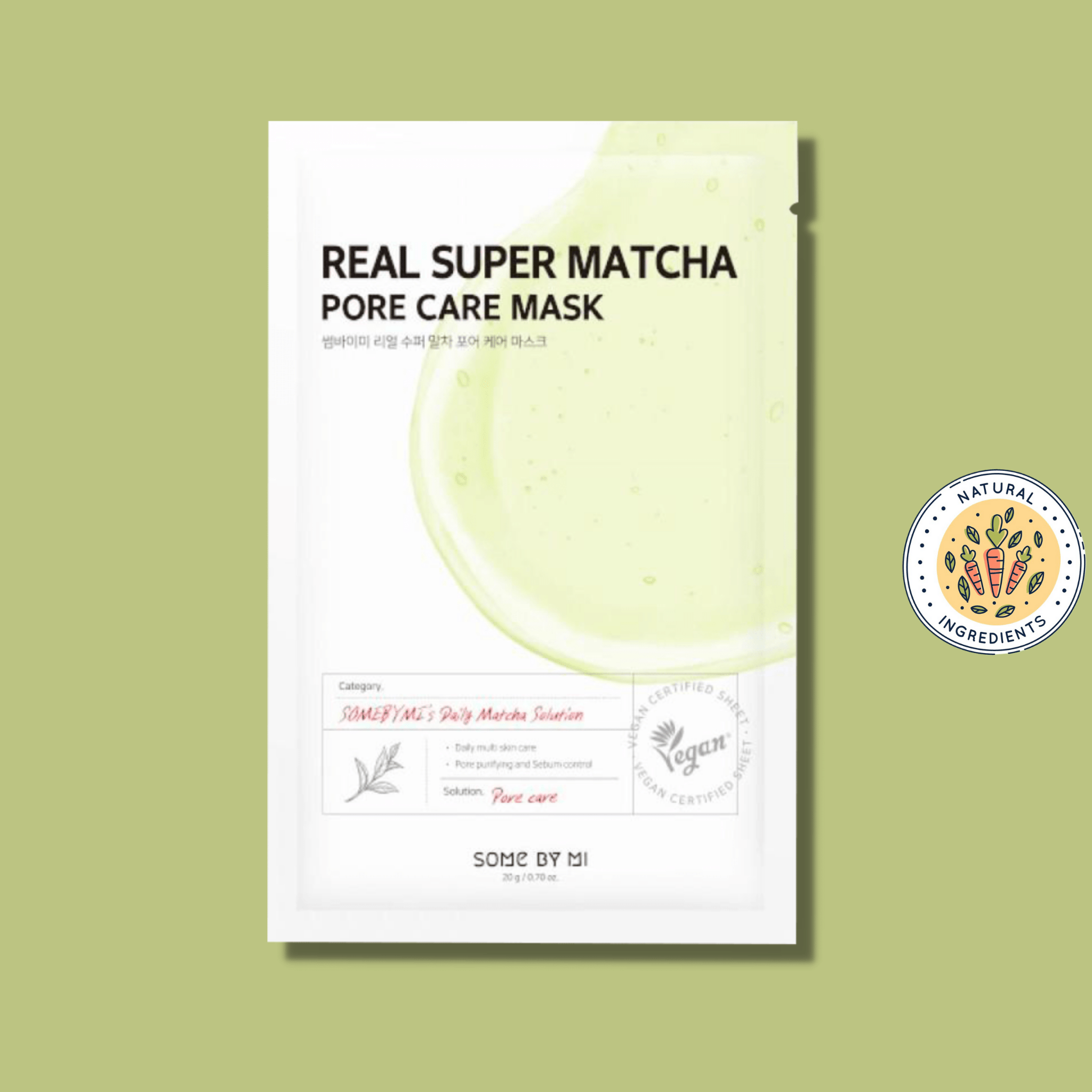 Some By Mi Real Super Matcha Pore Care Mask