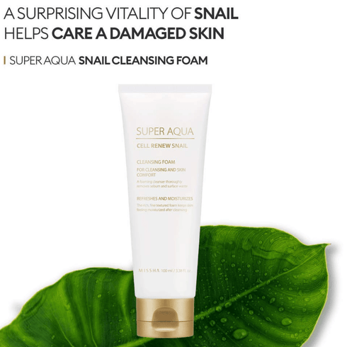 Super Aqua Cell Renew Snail Cleansing Foam