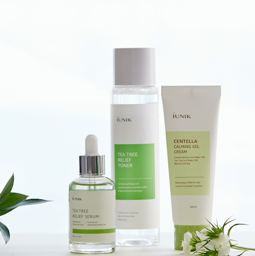 Toner + serum + calming cream with centella and green tea, Centella Calming Set